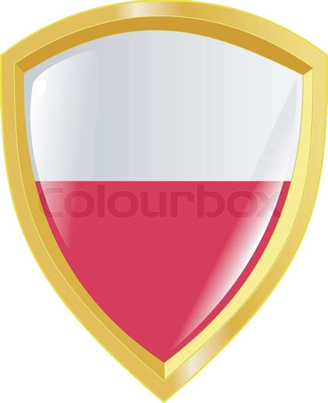 golden coat of arms of Poland | Stock vector | Colourbox