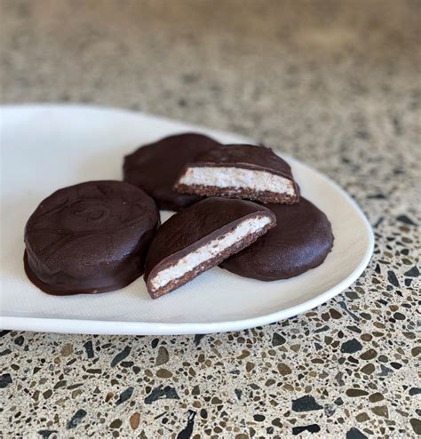 Chocolate Mint Slice Biscuits (v, df, rsf, gf) | Raglan Food Co