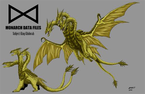 Monarch Data Files: King Ghidorah by KaijuDuke on DeviantArt