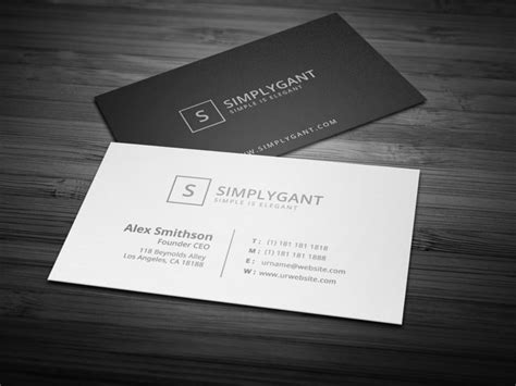 30+ Simple & Minimal Business Card Templates For 2023