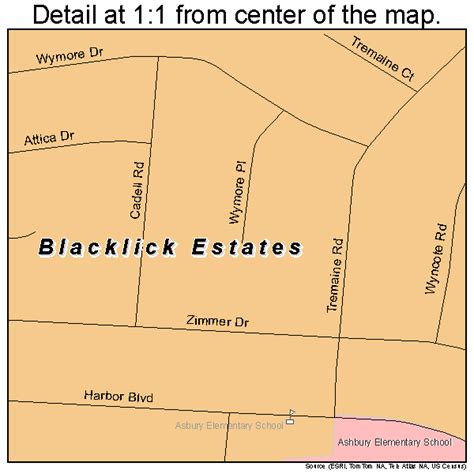 Blacklick Estates Ohio Street Map 3906670