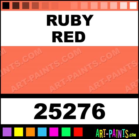 Ruby Red Window Color Paint Set Stained Glass and Window Paints, Inks ...