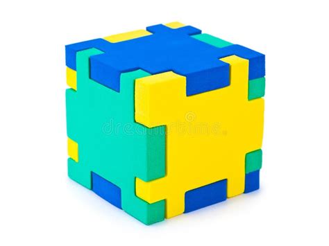 Cube puzzle stock photo. Image of help, creativity, isolated - 13281166