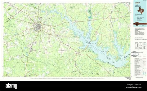 Map of lufkin hi-res stock photography and images - Alamy