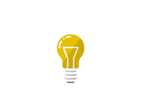 Light Bulb Icon Animation Looping Gif 2d Animation - vrogue.co