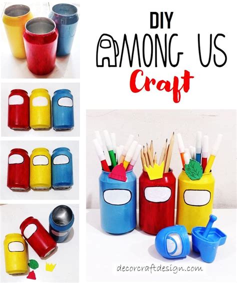 DIY Among Us Craft in 2023 | Clay diy projects, Crafts, Geek diy