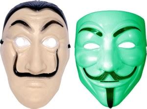 Style Mania Money Heist & Radium Vendetta Mask Party Mask Price in India - Buy Style Mania Money ...