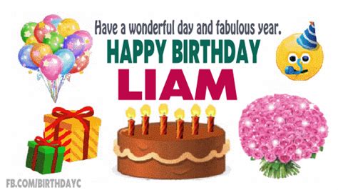 Happy Birthday LIAM images GIFs | Birthday Greeting | birthday.kim