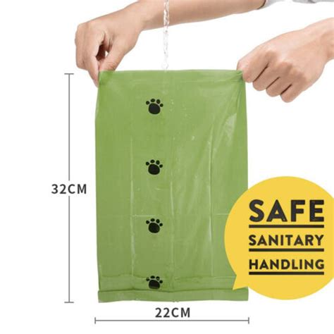 10-50 Rolls Dog/Cat Poo Bags Biodegradable Dog Poo Bag Dog Waste Bags 150-750Pcs | eBay