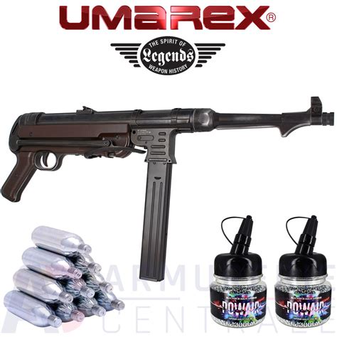 Pistolet mitrailleur Umarex Legends MP40 German Full auto 4.5mm (3 ...