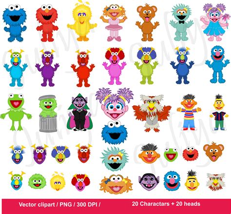 Printable Sesame Street Characters