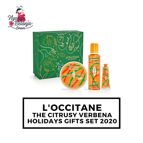 Jual L'Occitane The Citrusy Verbena ( Citrus limited 3pcs ) | Shopee ...