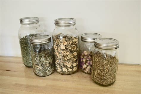 Free stock photo of herbalism, herbs, mason jars