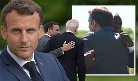 Emmanuel Macron 'bear-hugged' world leaders at G7 despite UK lectures, report reveals | Politics ...