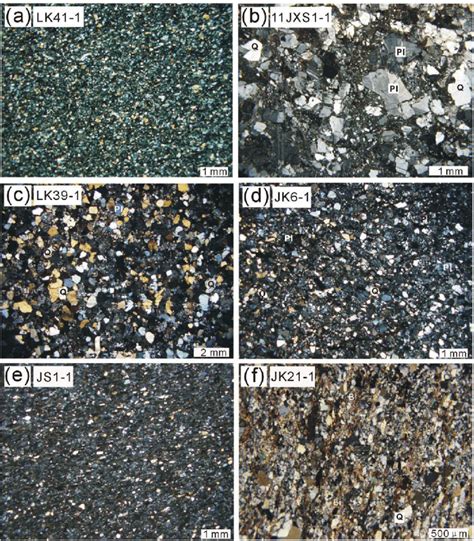 Photomicrographs showing the petrography of selected samples from late... | Download Scientific ...