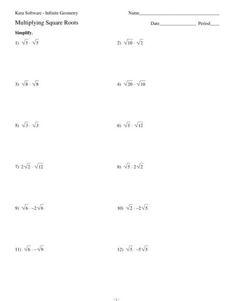 33 Simplifying Square Roots Worksheet - support worksheet