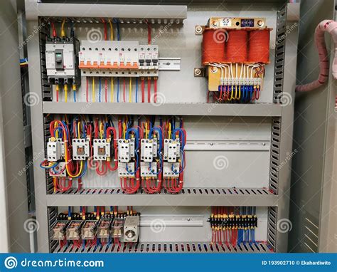 Electrical Parts In Low Voltage Switchboard Editorial Photo ...