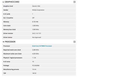 NVIDIA GeForce RTX 2080 3DMark Performance Benchmarks Leaked