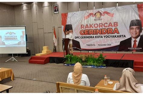 Gerindra Kota Yogyakarta Usulkan Prabowo Capres 2024