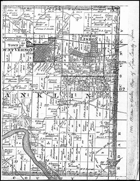 Map Of Linn County Iowa ~ ASYAGRAPHICS