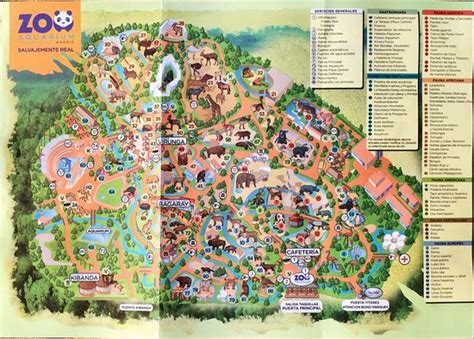 Mapa Zoo Madrid | Mapa