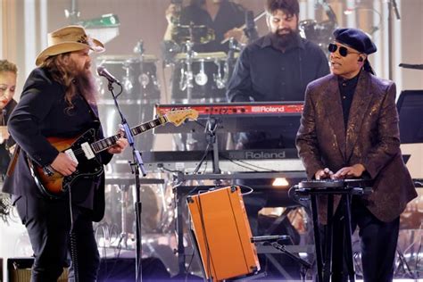 Grammys 2023: Stevie Wonder, Chris Stapleton perform 'Higher Ground'