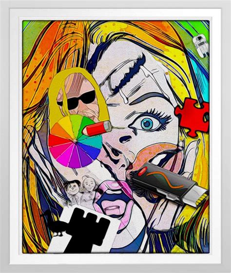 'Mixed Emotions' - Art On Canvas Print. Original art by Roger Smith. Reproduced on Premium ...