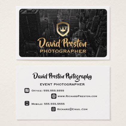 City View Professional Photographer Business Card - professional gifts custom… | Photographer ...