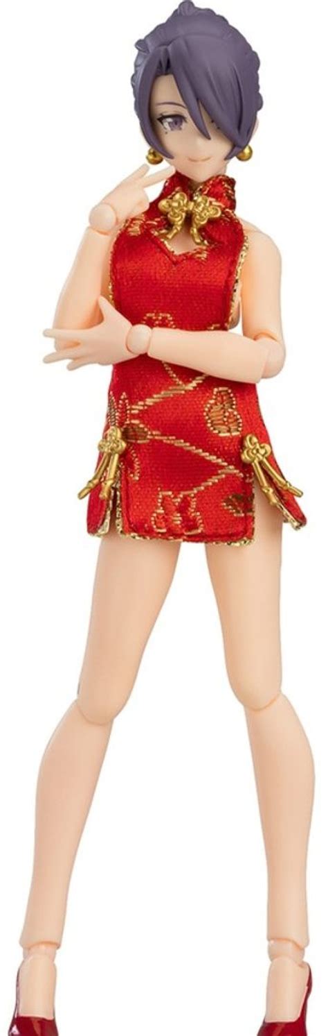 Figma Female Body (Mika) With Mini Skirt Chinese Dress Outfit Hot ...