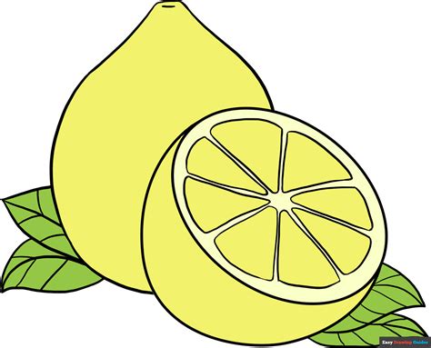 Lemon Cartoon Drawing