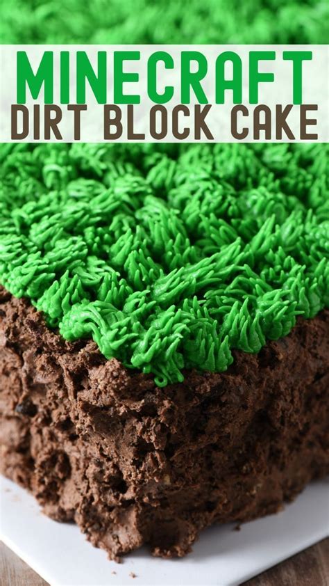 Minecraft Dirt Block Cake: A Fun and Easy Recipe