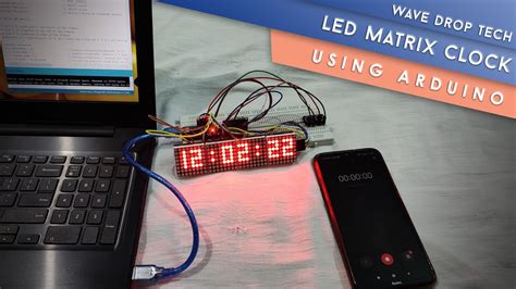 How to make a LED Matrix Clock using Arduino - YouTube