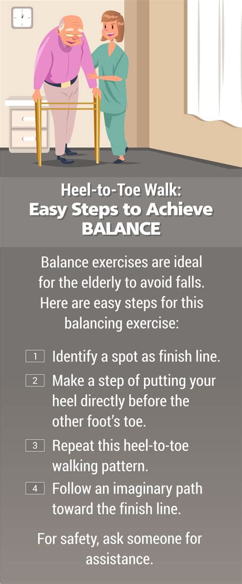 Heel-to-Toe Walk: Easy Steps to Achieve Balance #Balance #EasySteps | Balance exercises ...