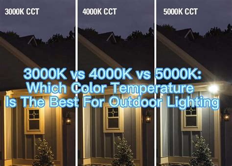 3000K vs 4000K vs 5000K: Which Is Best For Outdoor Lighting