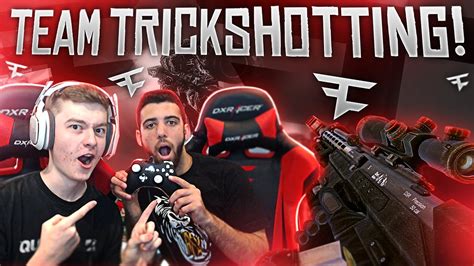 TEAM TRICKSHOTTING w/ FAZE APEX!! - YouTube