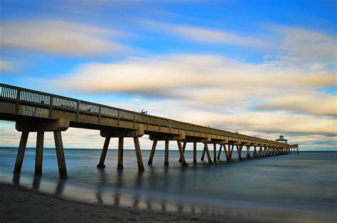 Deerfield Beach, Florida pier Photograph by Paul Cook - Fine Art America