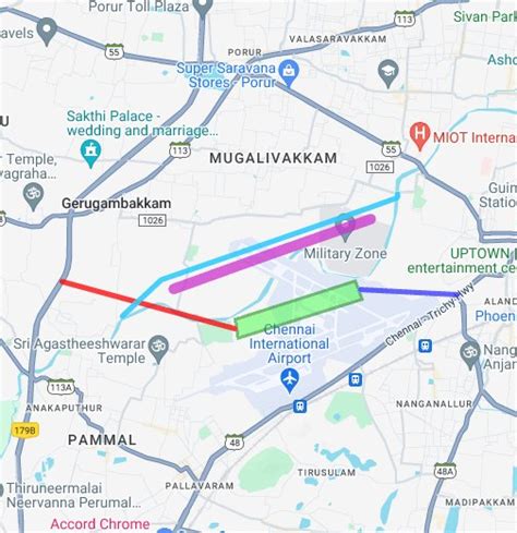 Chennai Airport Map Terminals - Map Of Campus