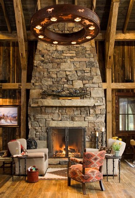 20 Rustic Fireplaces In Warm And Cozy Living Spaces - Style Motivation