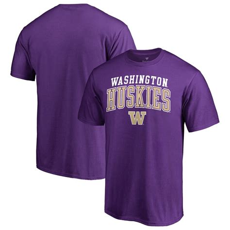 Fanatics Branded Washington Huskies Purple Team Logo Square Up T-Shirt