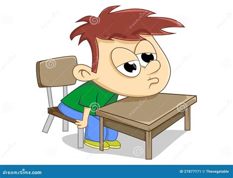 Lazy stock illustration. Illustration of calm, male, cartoon - 27877171