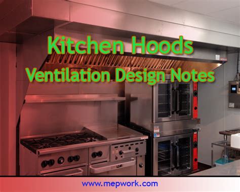 Kitchen Hoods Ventilation Design Notes PDF