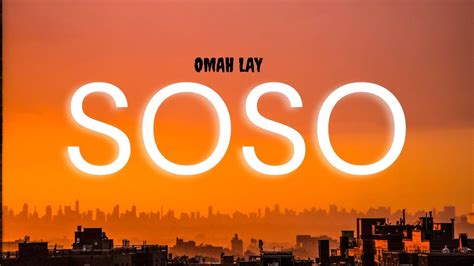 Omah Lay - Soso - YouTube