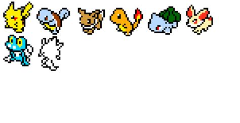 Pixel Pokemon / Pokemon Pixel Paintings Etsy - country-chicks-wall