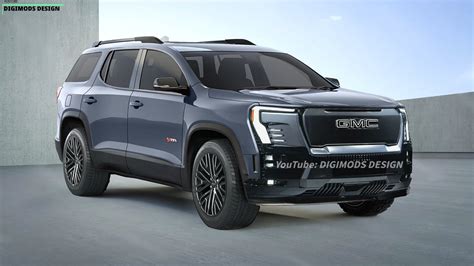 Imagined 2025 GMC Acadia Adopts the Sierra EV's Styling but Keeps ICE ...