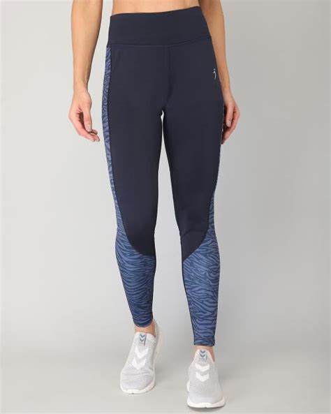 Buy Animal Print Panelled Sports Leggings Online at Best Prices in India - JioMart.