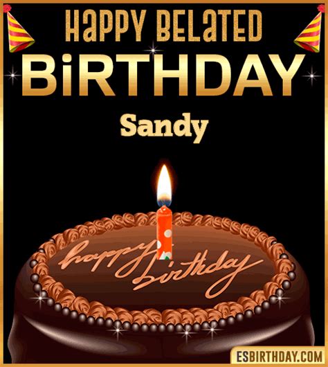 Happy Birthday Sandy GIF 🎂 Images Animated Wishes【28 GiFs】