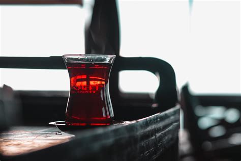 Turkish Tea in Glass on Table · Free Stock Photo