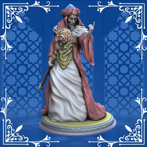 3D Printable Grand Vizier V2 - Arabian Nights by MiniaturesCraze