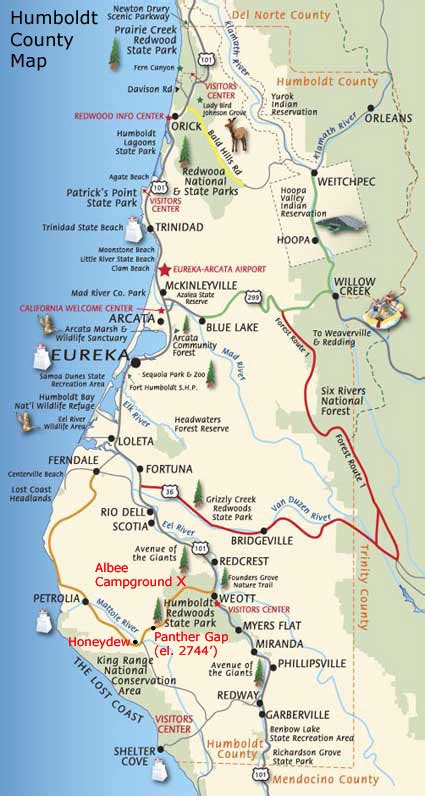 Map California Oregon Border