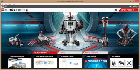 Easy projects for Lego Mindstorms EV3 Robot: LEGO MINDSTORMS EV3 Home Edition Program